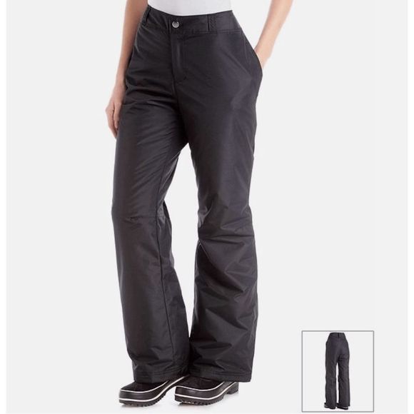 Exertek NWT Women's Black Snow Ski Pants, size Small, MSRP $80 - Picture 1 of 12